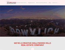 Tablet Screenshot of hollywood-hills-homes-for-sale.com